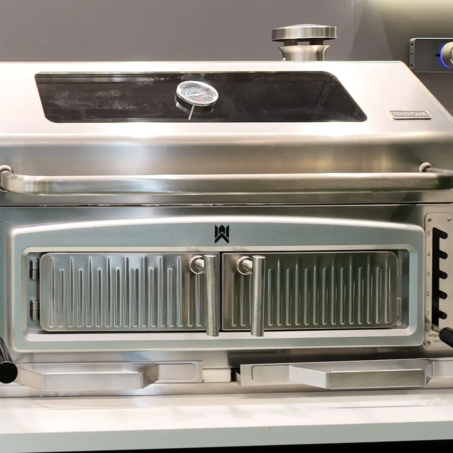 Grill au charbon, double paroi inox